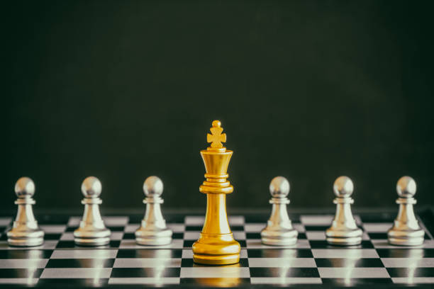 istock Strategy chess battle Intelligence challenge game on chessboard. Success the strategy concept. Chess business leader and success idea. Chess strategy game business competition success play. 894110742