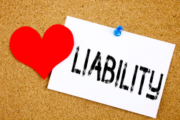 istock Conceptual hand writing text caption inspiration showing Liability concept for Accountability Legal Blame Risk and Love written on sticky note, reminder cork background with copy space 894111698