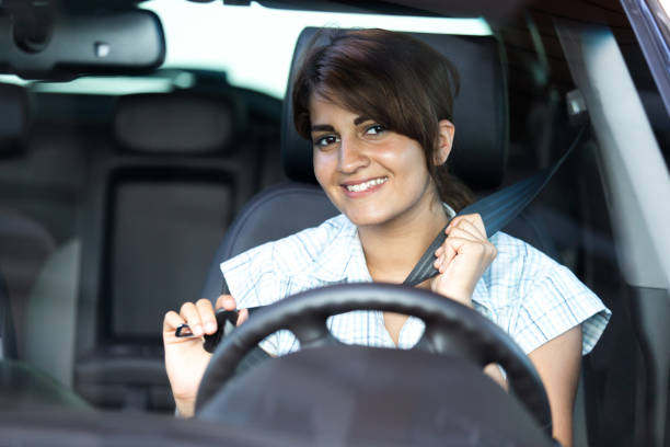 istock Girl in the car 894152820