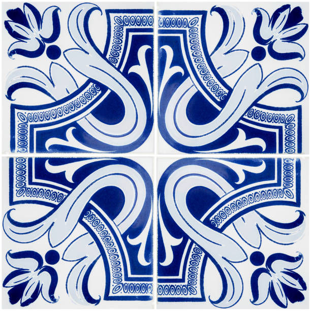 istock Traditional Portuguese glazed tiles 894159550