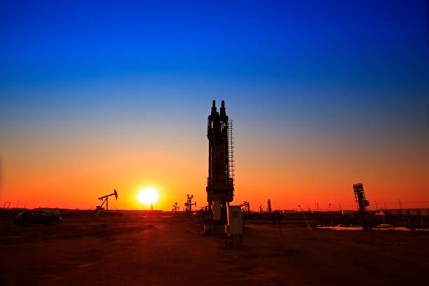 istock The oil pump, industrial equipment 894178878