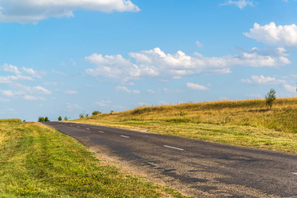 istock asphalt road in the autumn steppe 894186746