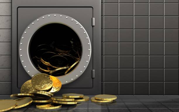 istock 3d coins over steel wall 894199688