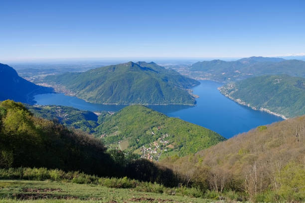 istock Lake Lugano as seen from Sighignola, Italy 894220244