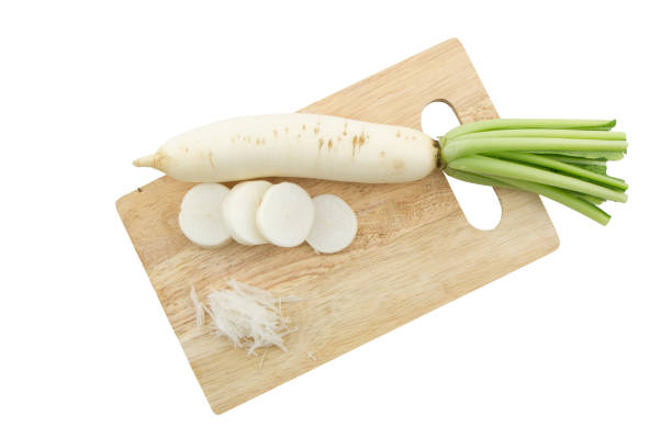 istock Daikon radishes, Raphanus sativus L. 894281778