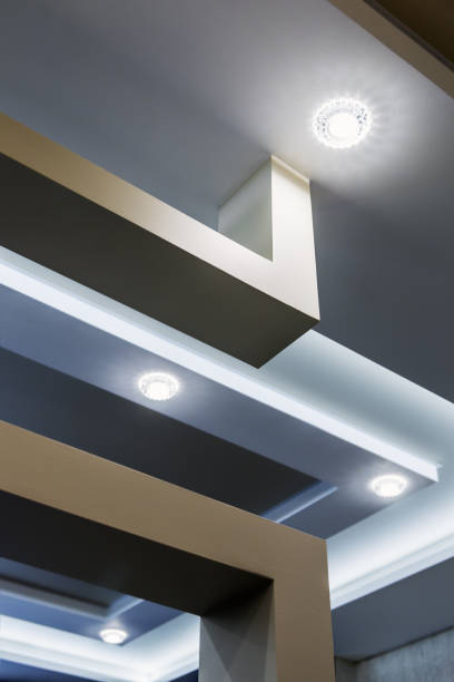 istock suspended ceiling and drywall construction in the decoration 894312462