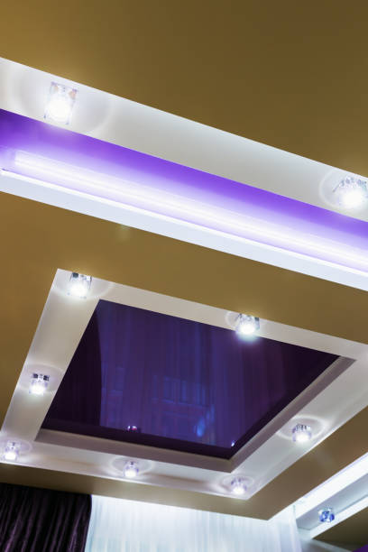 istock suspended ceiling and drywall construction in the decoration 894314702