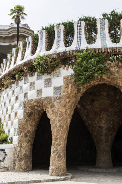 istock Tiles of Parc Guell in Barcelona, Spain 894348738