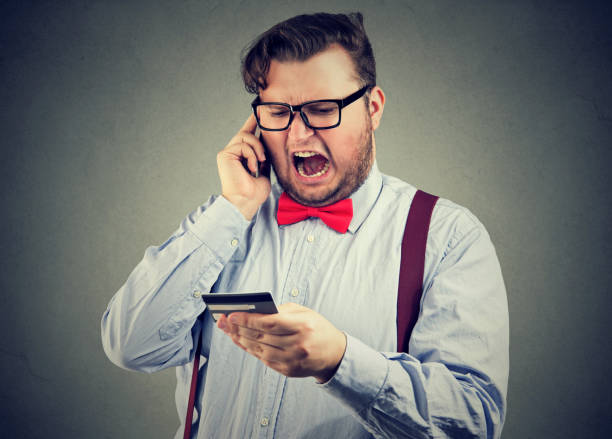 istock Angry man arguing on smartphone 894363800