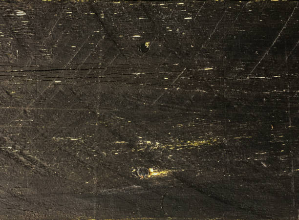 rustic bois peint noir texturé - backdrop damaged old fashioned natural pattern photos et images de collection