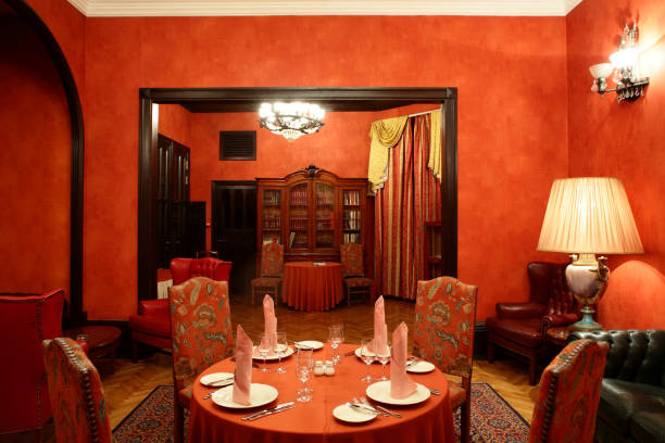 istock european restaurant in bright colors 894397324