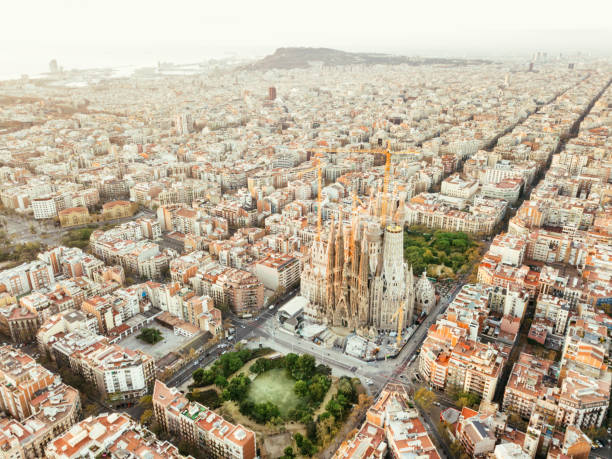 Eixample neighborhood in Barcelona