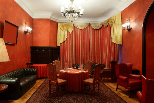 istock european restaurant in bright colors 894412556