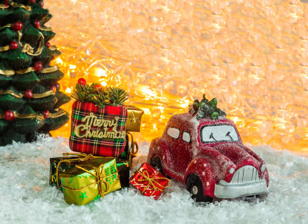 istock Christmas holiday, miniature car 894417826