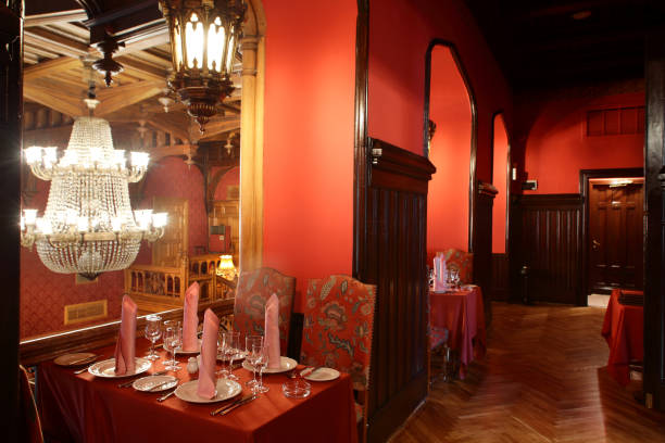 istock european restaurant in bright colors 894419872