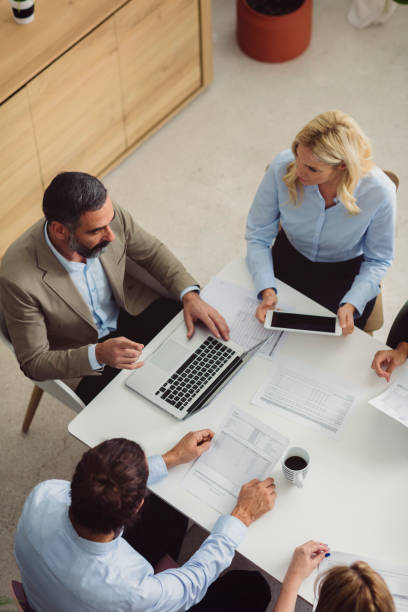 istock Business People On Business Meeting 894420846