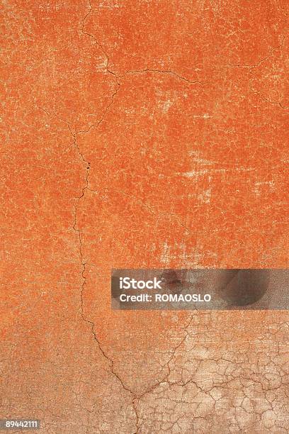 Красный Оранжевый Гранжем Римский Стены Текстура — стоковые фотографии и другие картинки Painterly Effect - Painterly Effect, Абстрактный, Без людей