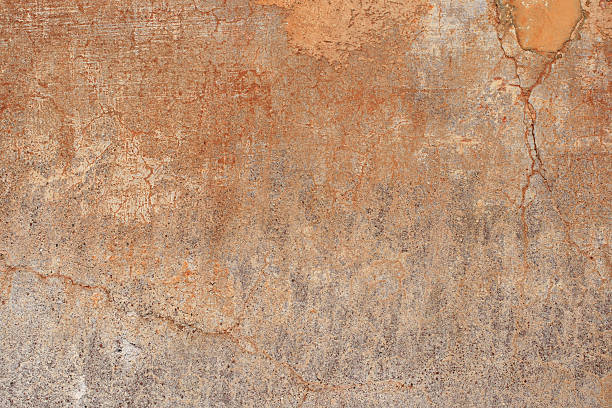 rot braun grunge-römischer wall texture - roman italian culture wall textured stock-fotos und bilder