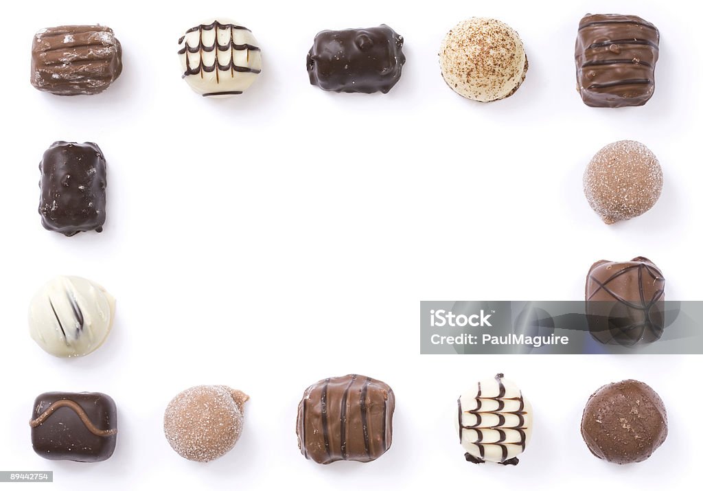 Confine di cioccolato - Foto stock royalty-free di Alimentazione non salutare