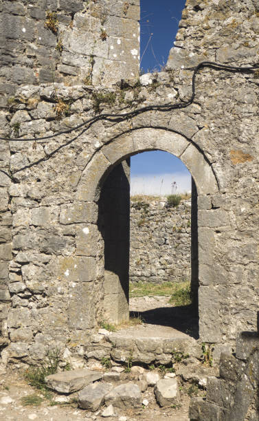 istock Old ruins of castle in Skoder, Albania 894429860