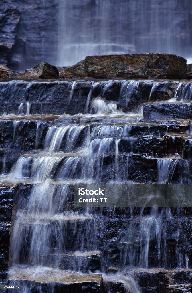 Waterfall  Bedrock Stock Photo