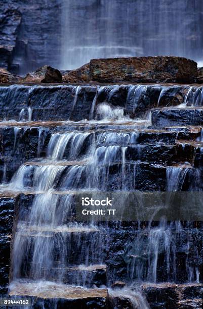 Waterfall Stock Photo - Download Image Now - Bedrock, Blurred Motion, Boulder - Rock