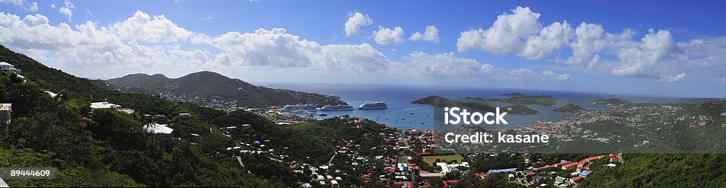 panorama de St. Thomas - Foto de stock de Ilhas Virgens royalty-free