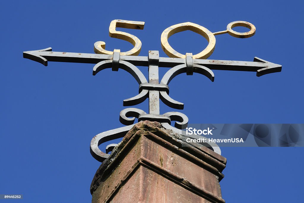 Símbolo "o 50º graus de latitude" - Royalty-free Ao Ar Livre Foto de stock