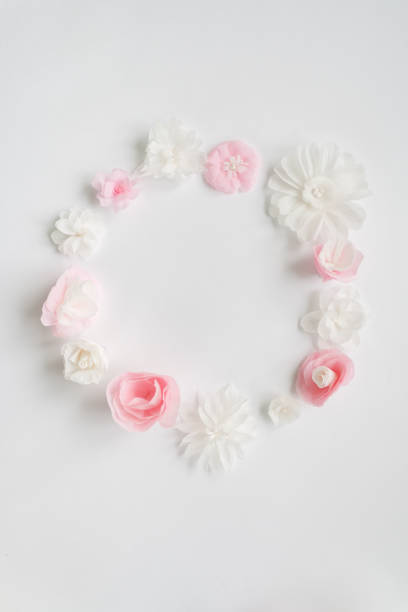 istock white and rose paper flowers 894461348