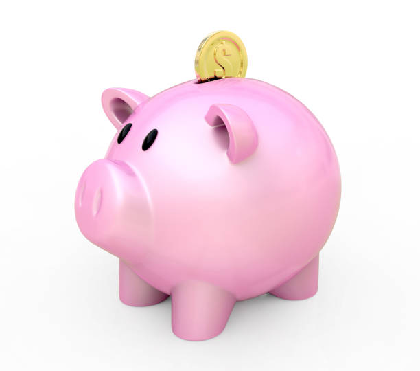 istock Piggy bank on the white background 3d illustration 894471848