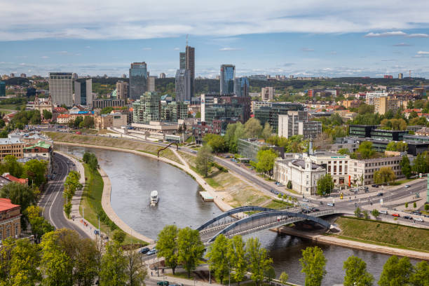 istock Vilnius new town skyline. Lithuania 894475662