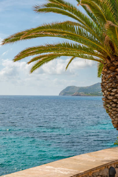 Spanish coastline. Island of Majorca in the mediterranean sea