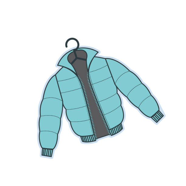 ilustrações de stock, clip art, desenhos animados e ícones de winter clothing - coat