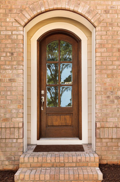 istock Front door, entrance to an upscale home 894520750