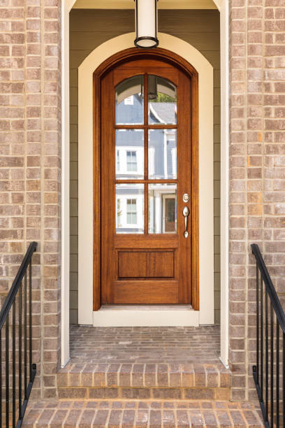 istock Front door, entrance to an upscale home 894520762