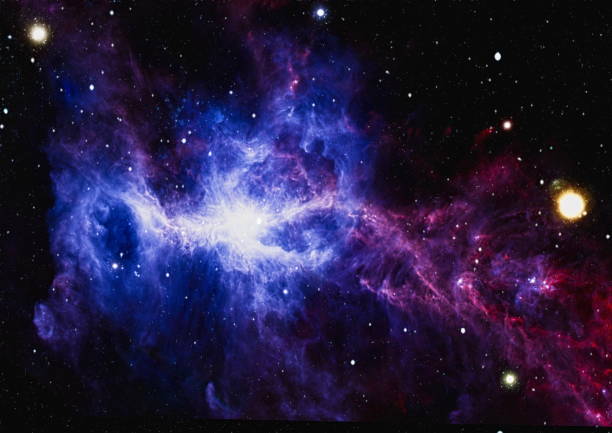 istock Nebula and galaxies in space. Elements of this image furnished by NASA. 894541198