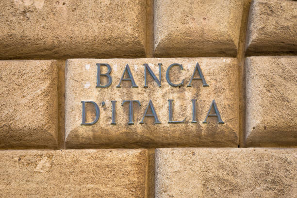 istock Bank of Italy text 894555624