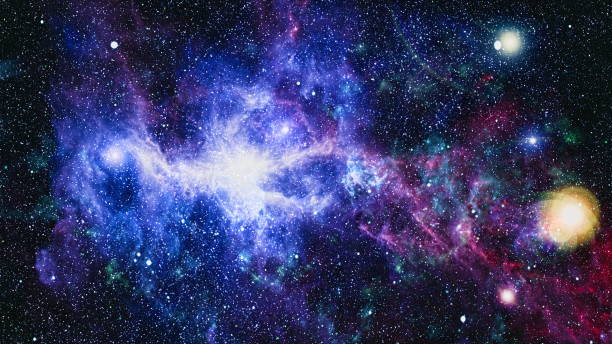 istock Nebula and galaxies in space. Elements of this image furnished by NASA. 894558964