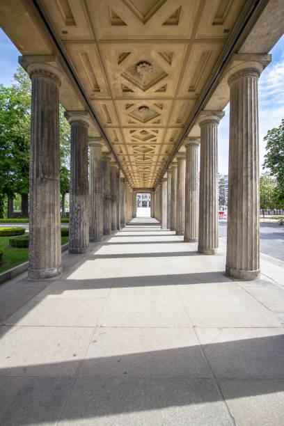 istock Old museum park colonnade, Berlin, Germany 894575118