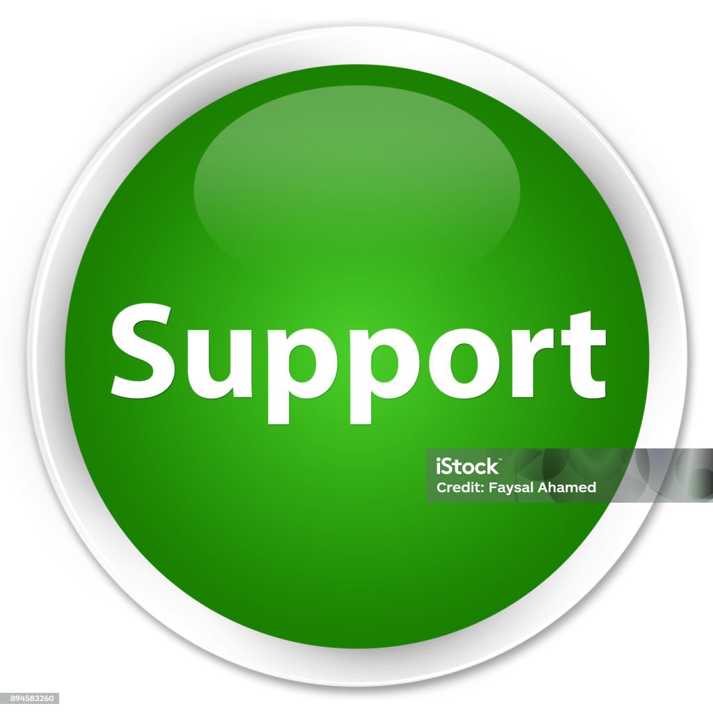 Help Button Green Vector Support Premium Green Round Button Stock Illustration - Download Image ...