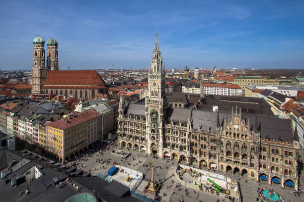 istock Panorama view of Munich, Germany 894586456