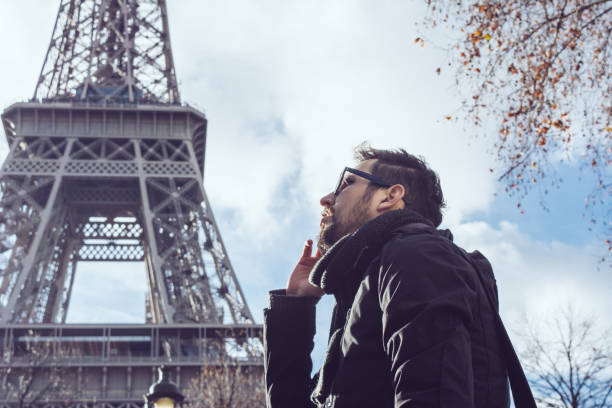 istock Man tourist in Paris 894602368