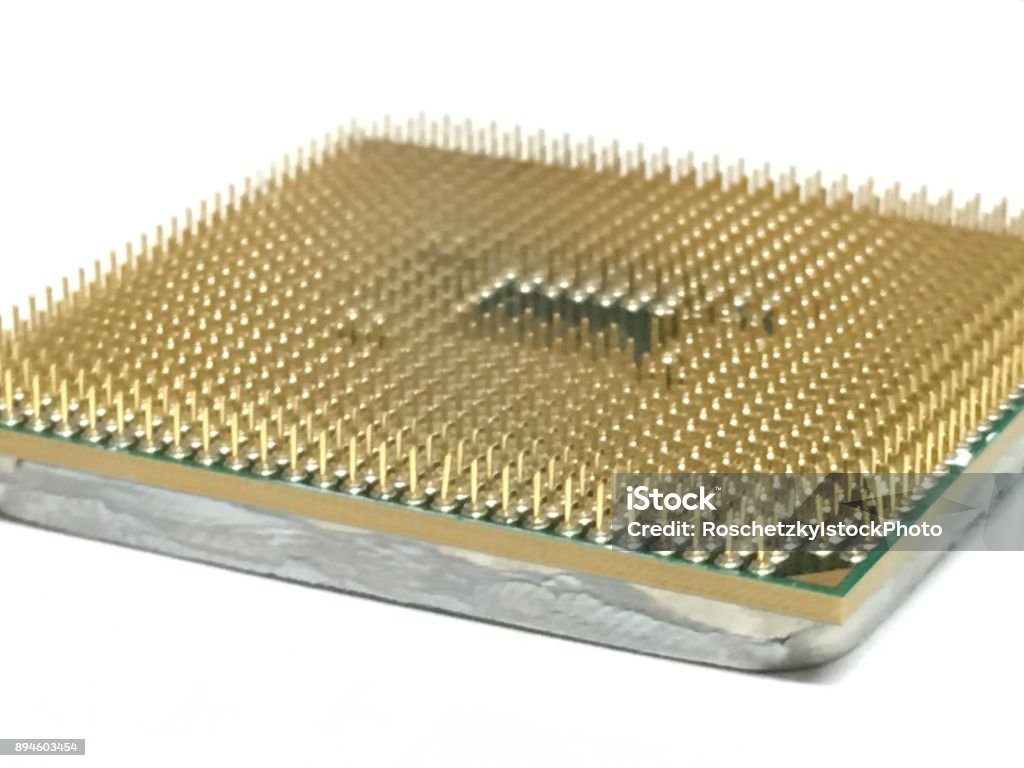 Computer Chip Background White Background Computer Chips On White Background Stock Photo - Download Image Now ...