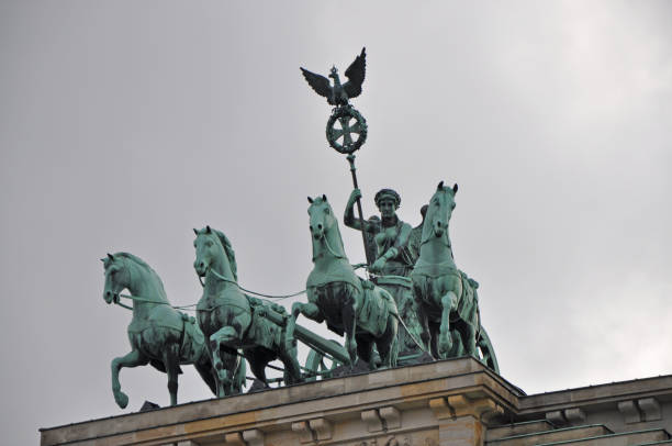 istock Quadriga at Brandenburg Gate, Berlin, Germany 894614544