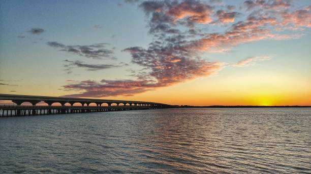 istock South Carolina Sky Sunset, Bridge Silhouette 894614990
