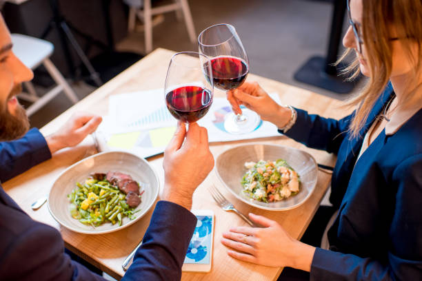 istock Business dinner at the restaurant 894615208