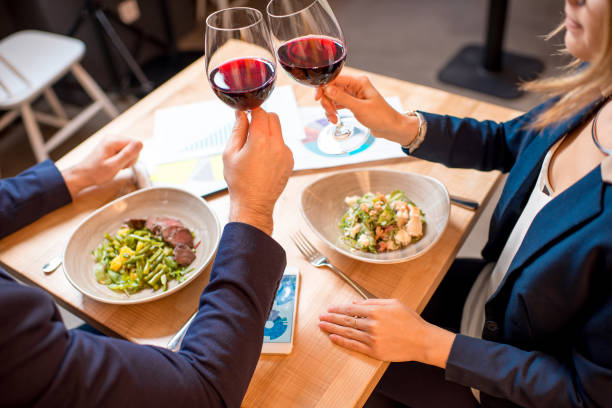 istock Business dinner at the restaurant 894615238