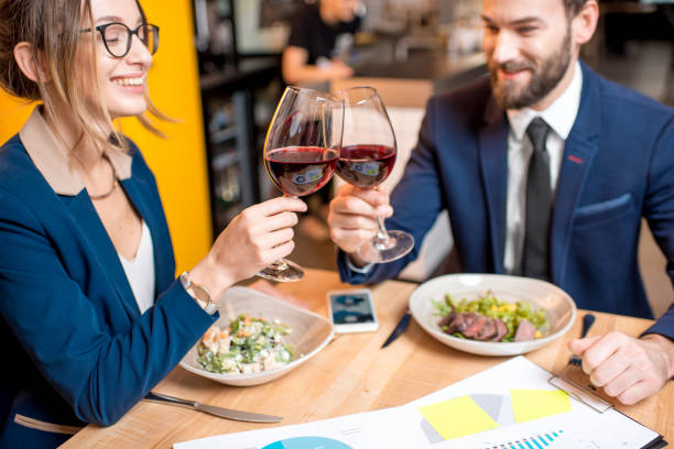 istock Business dinner at the restaurant 894615272
