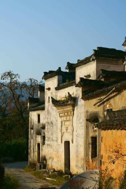 istock Chinese ancient villages in the autumn 894617888