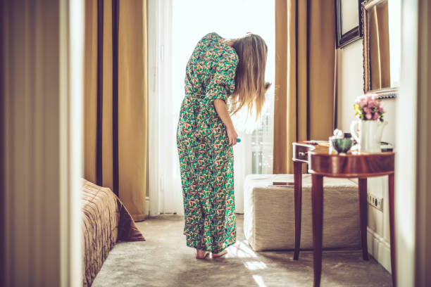 istock Young woman at home 894621384